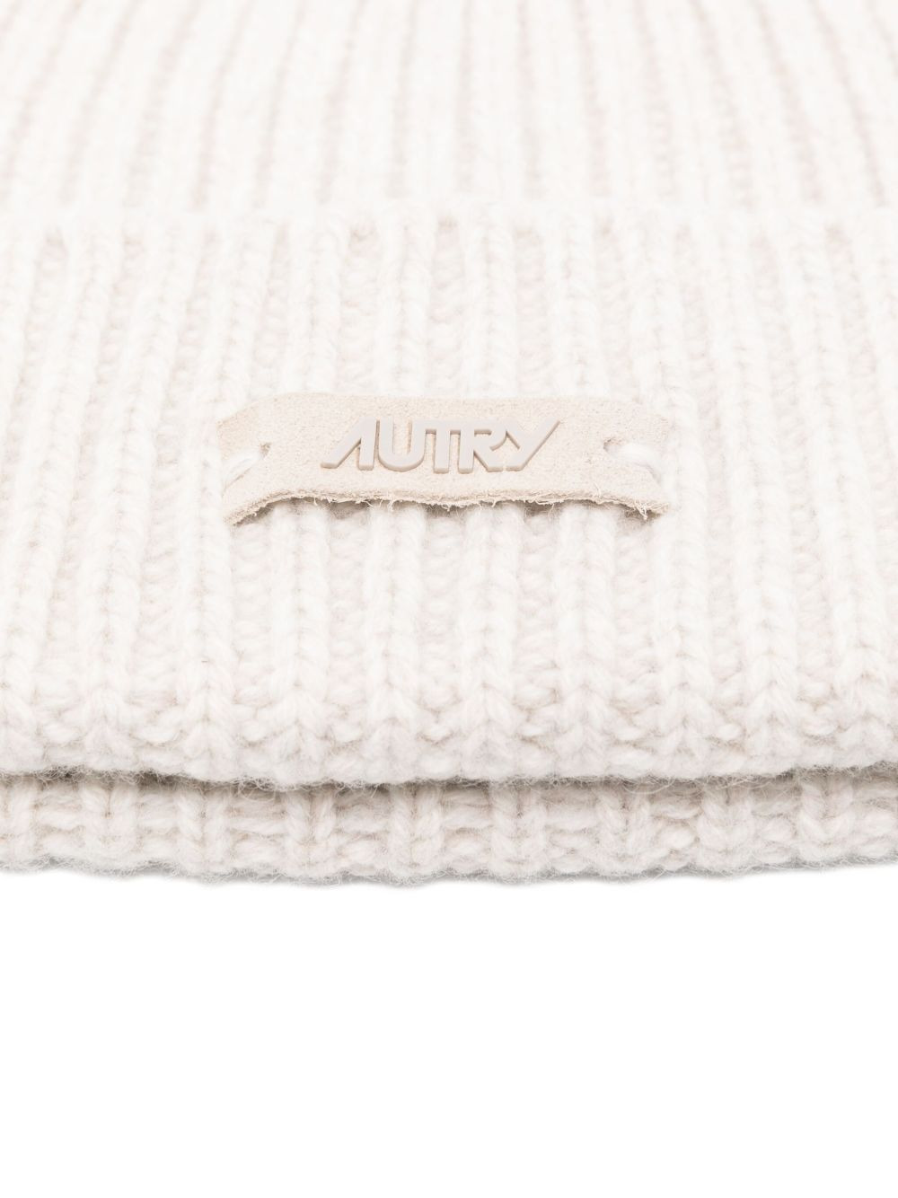 ribbed wool beanie - 2