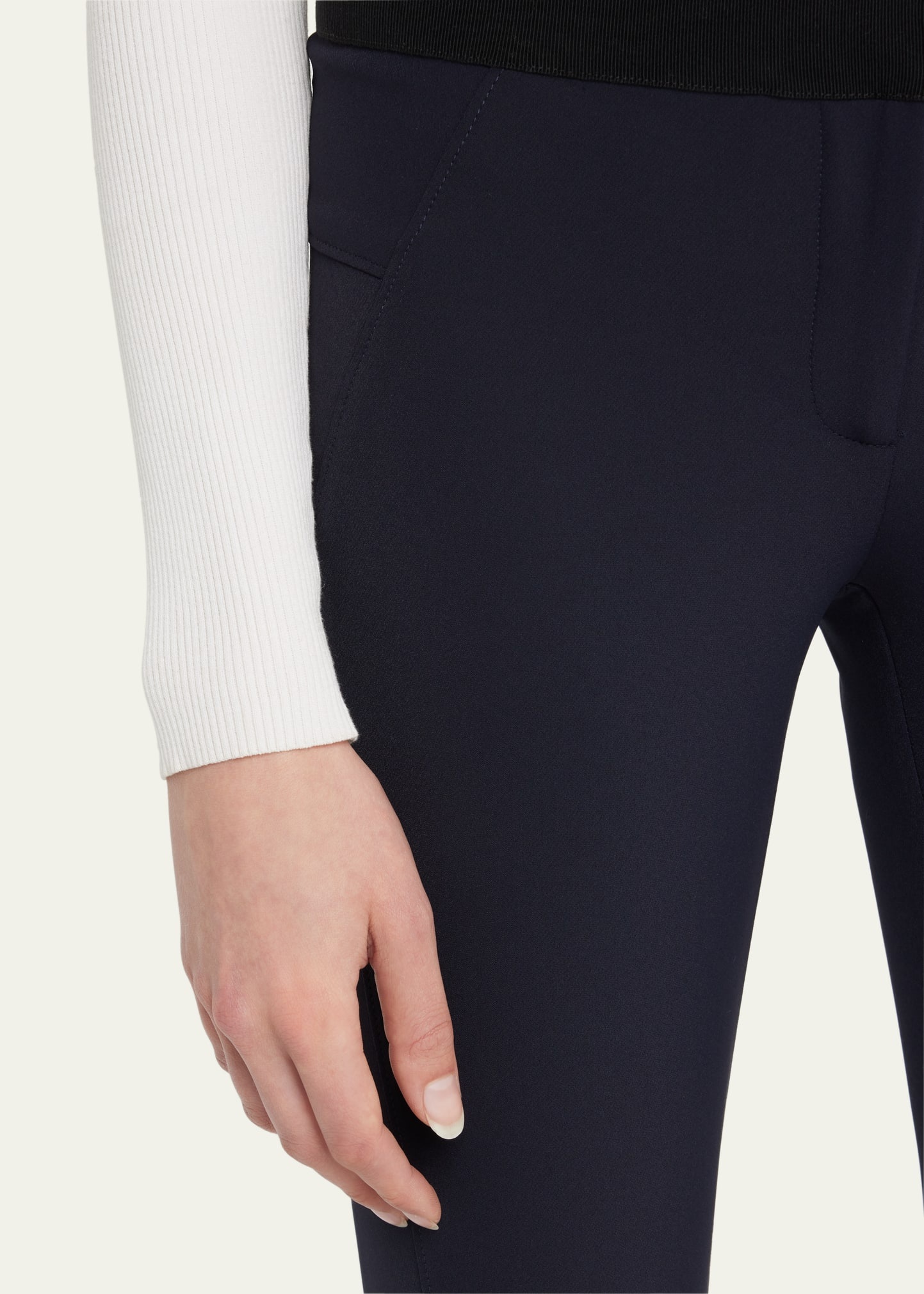 Scuba-Knit Leggings - 5