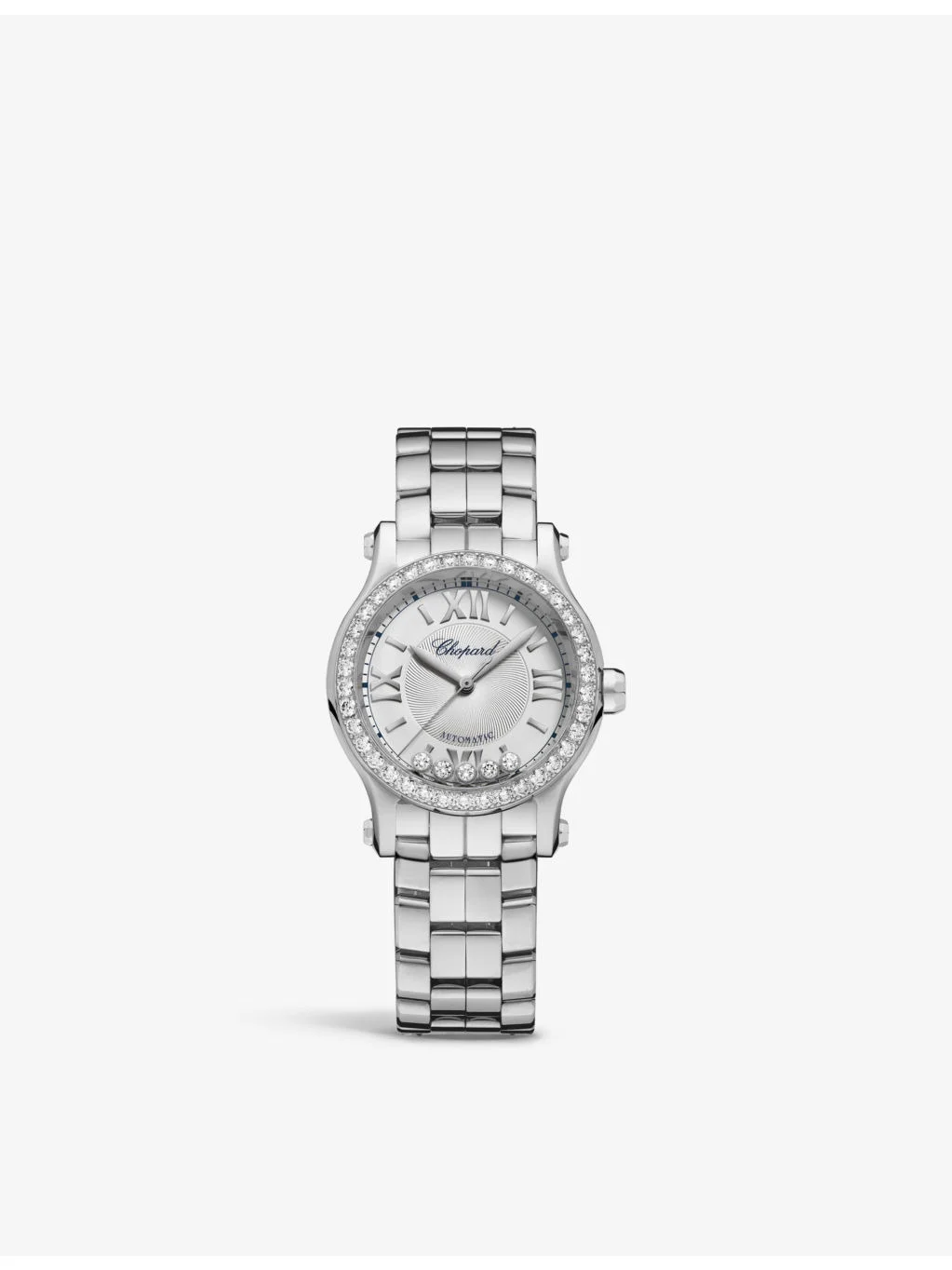 Happy Sport 278573-3014 Stainless Steel and 0.14ct Diamond Automatic Watch - 1