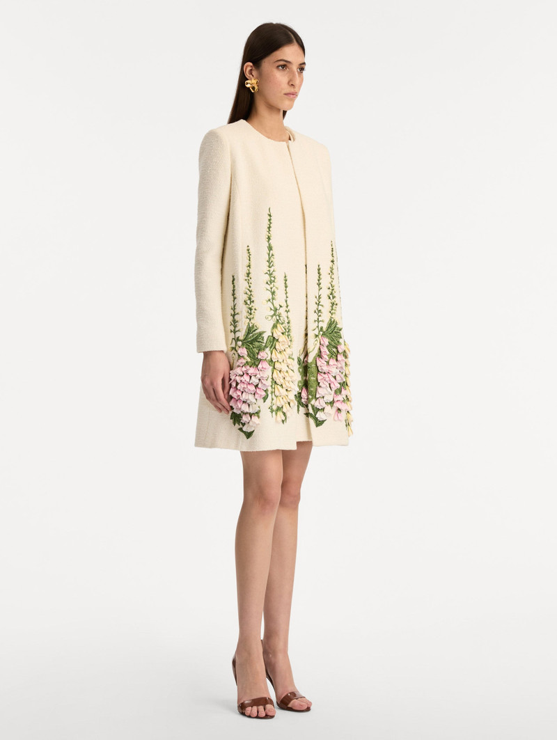 FOXGLOVE EMBROIDERED TWEED JACKET 4