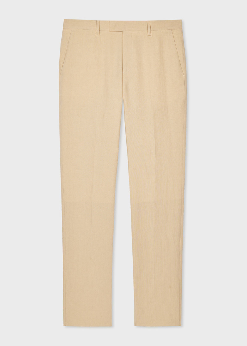 Beige Linen Suit 5