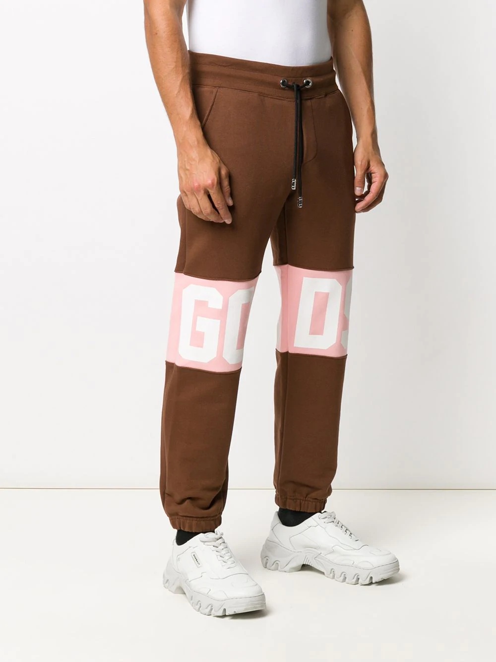 logo-print track pants - 3