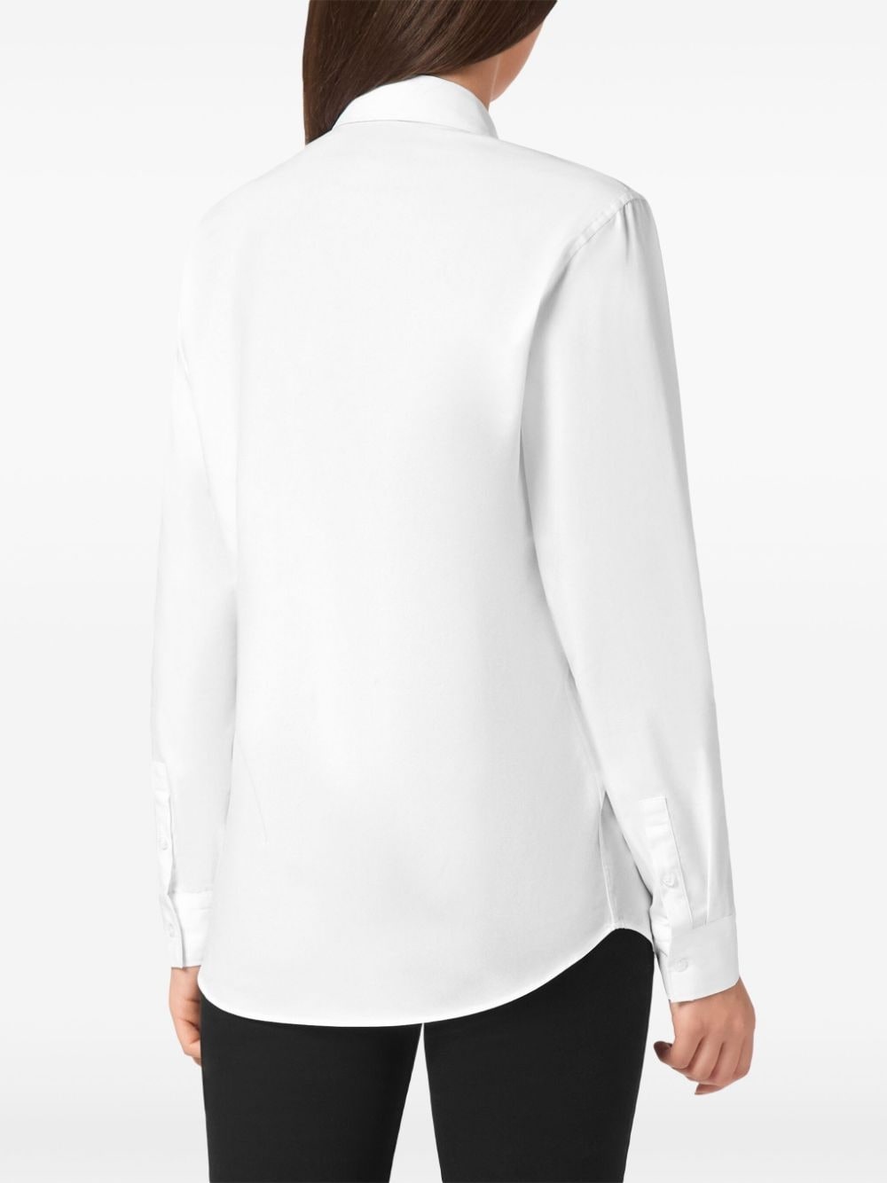 LS Iconic Plein poplin shirt - 4