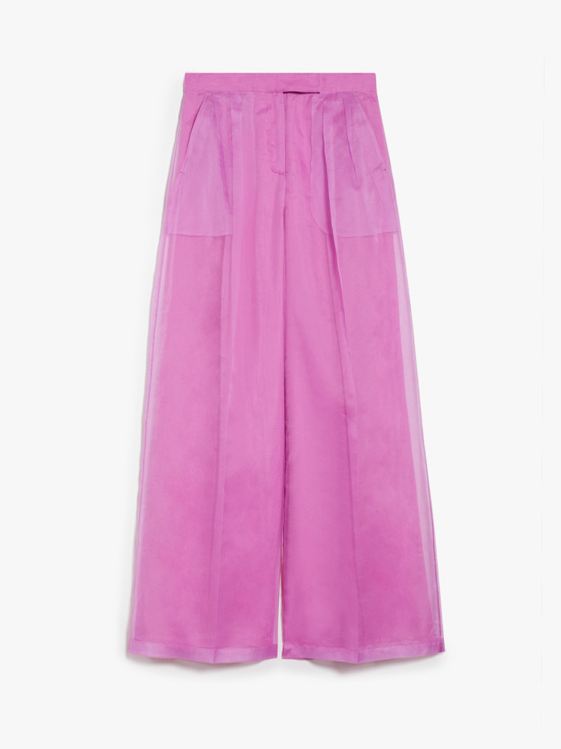 CALIBRI Silk organza trousers - 1