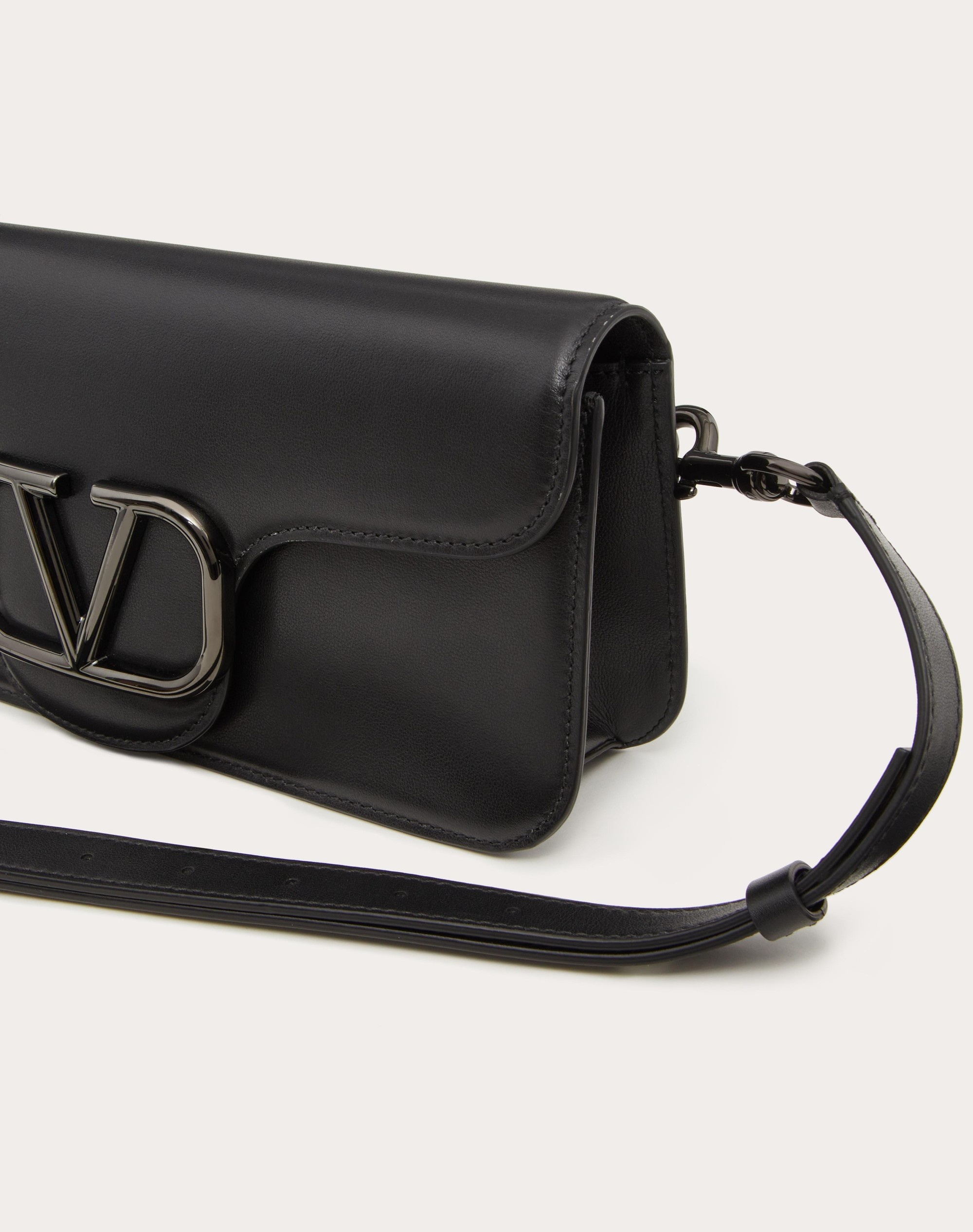 VALENTINO GARAVANI LOCÒ CROSSBODY CALFSKIN BAG - 8
