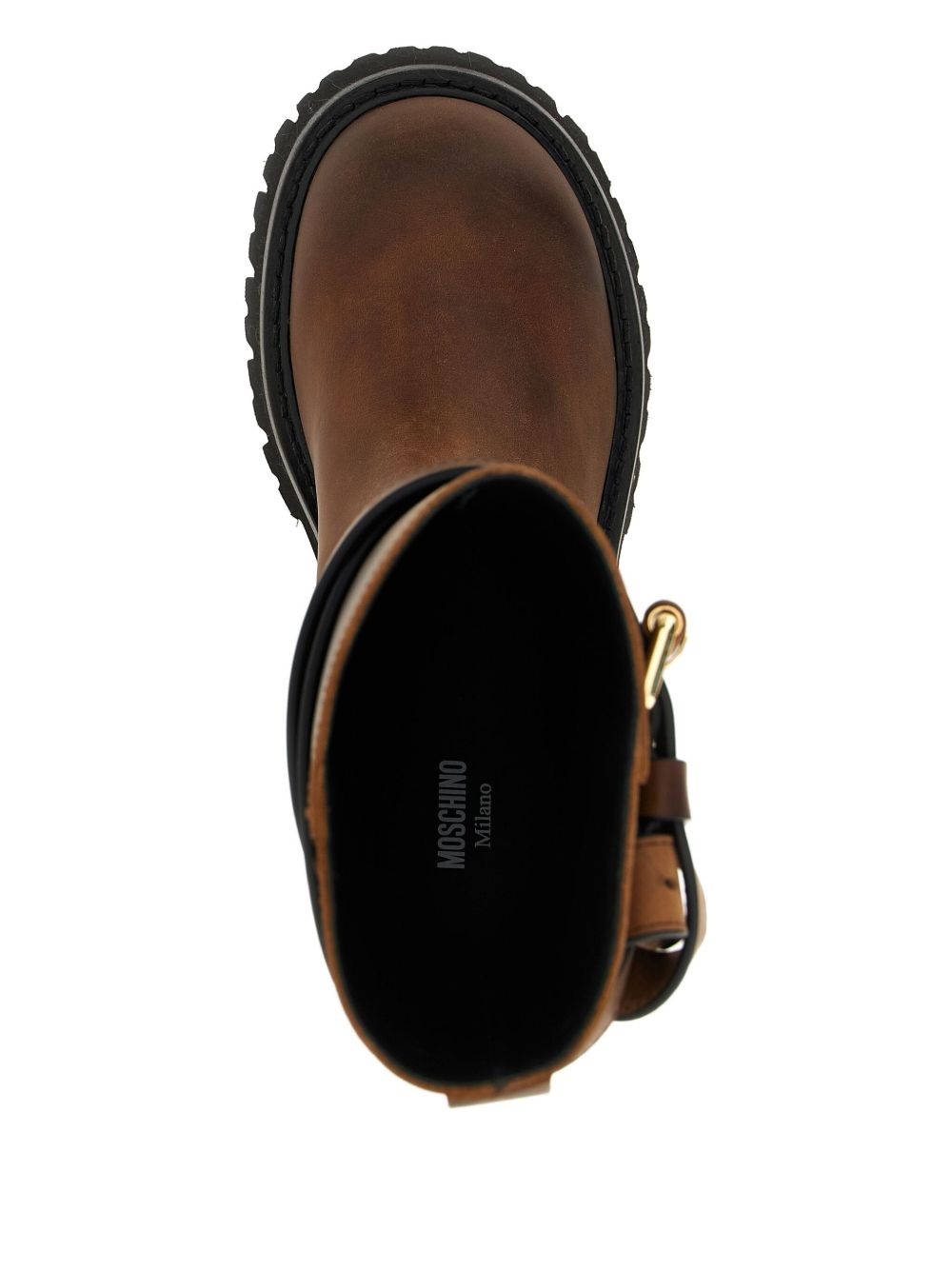 buckled leather boots - 3