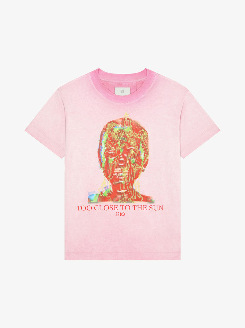 OVERSIZED T-SHIRT IN PRINTED JERSEY - 1