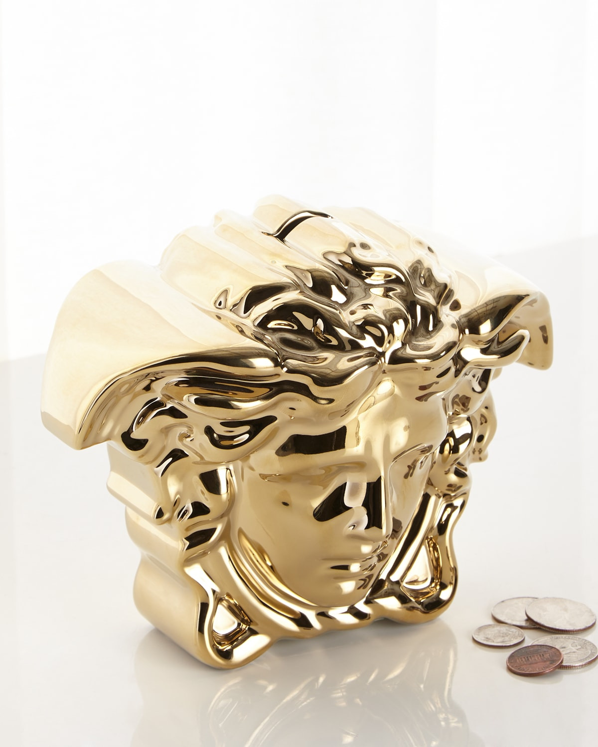Break The Bank Money Box, Gold - 1