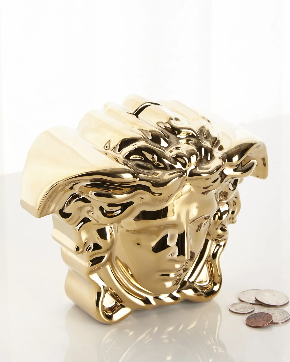Break The Bank Money Box, Gold - 1