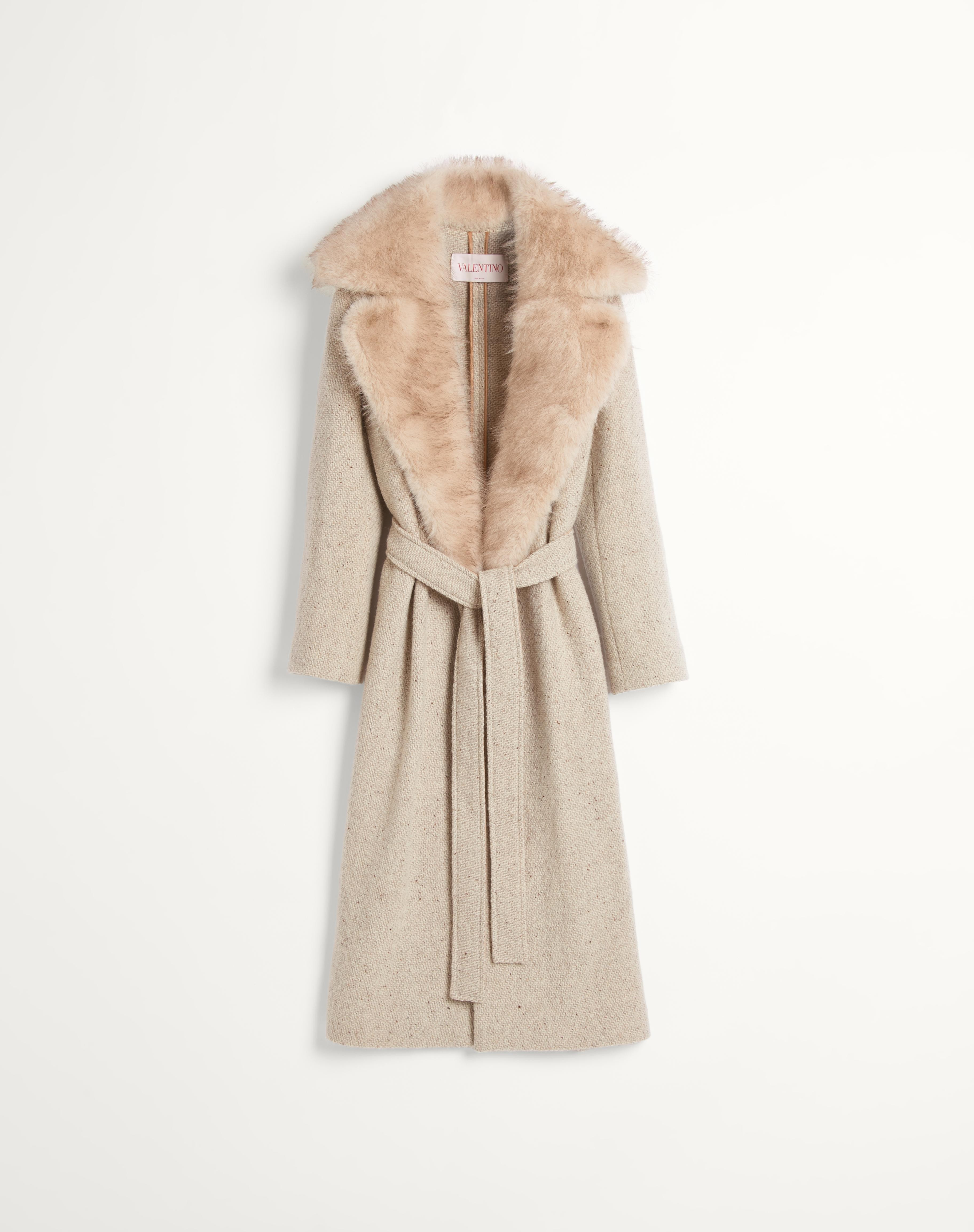 COAT IN TEXTURED COAT - 1