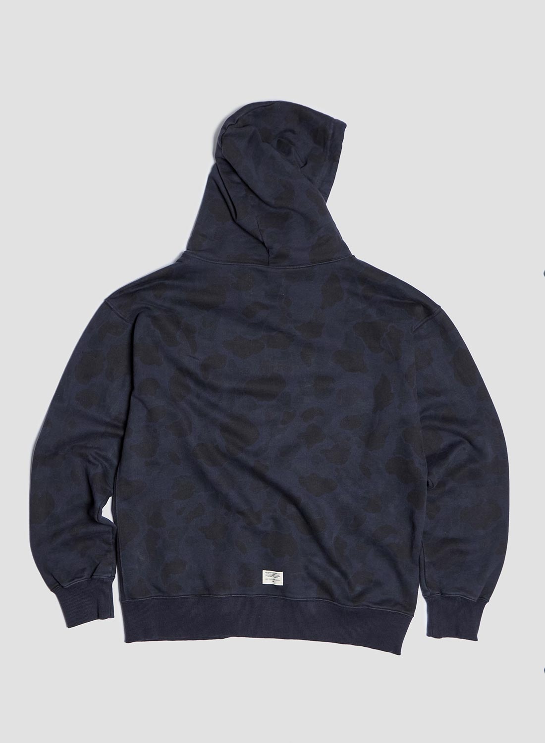 Embroidered Arrow Zip Hoodie in Overdyed Camo - 5