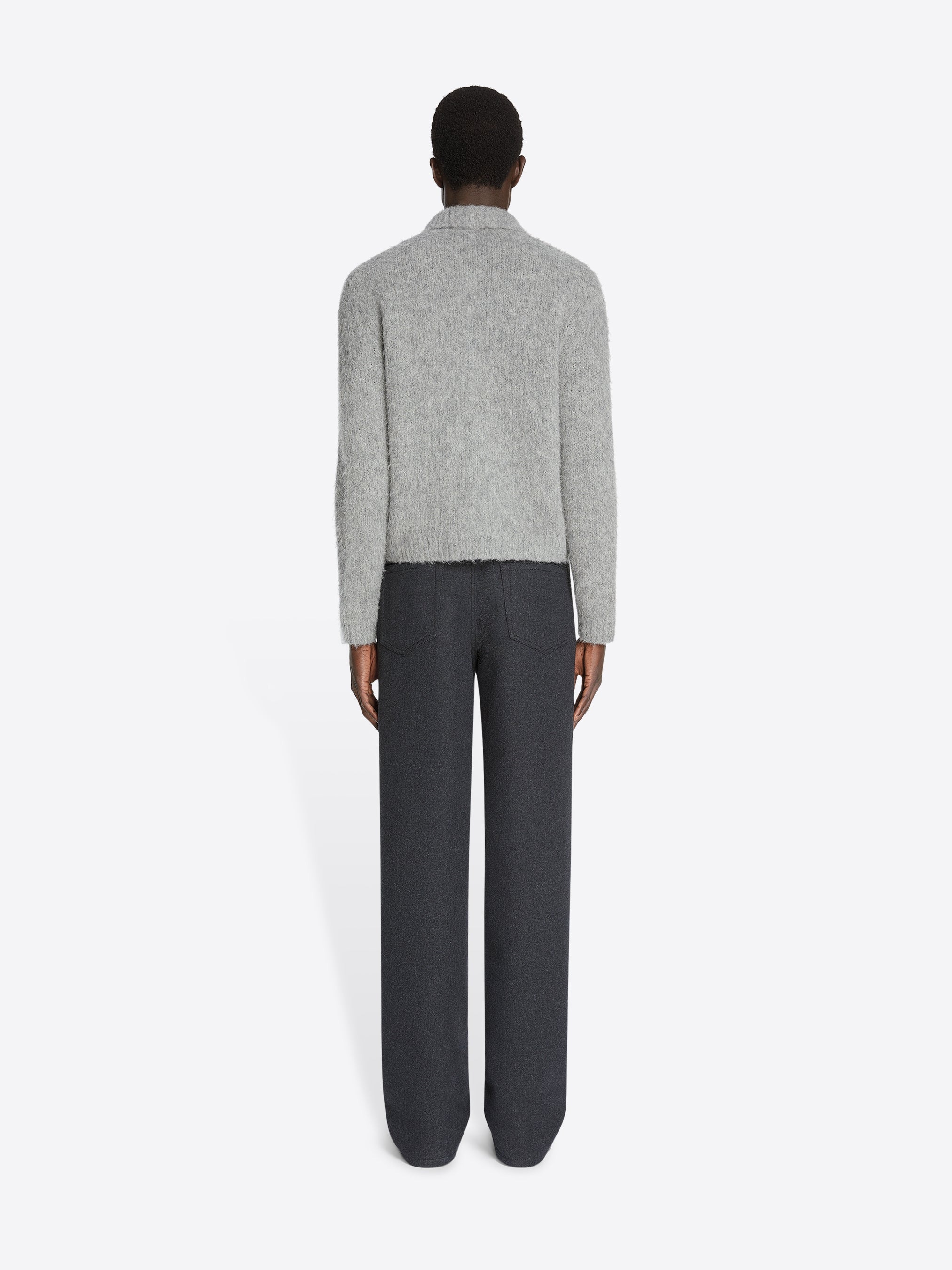 CROPPED WOOL CARDIGAN - 4