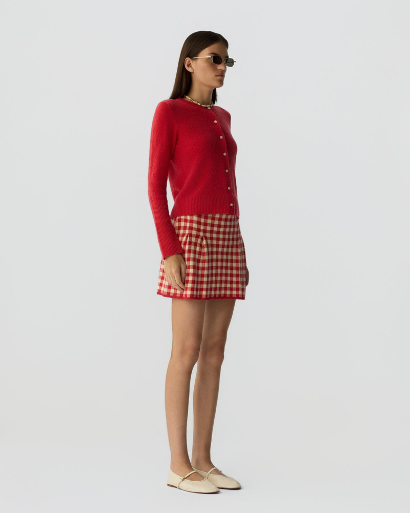 Gingham Pleated Skirt 5