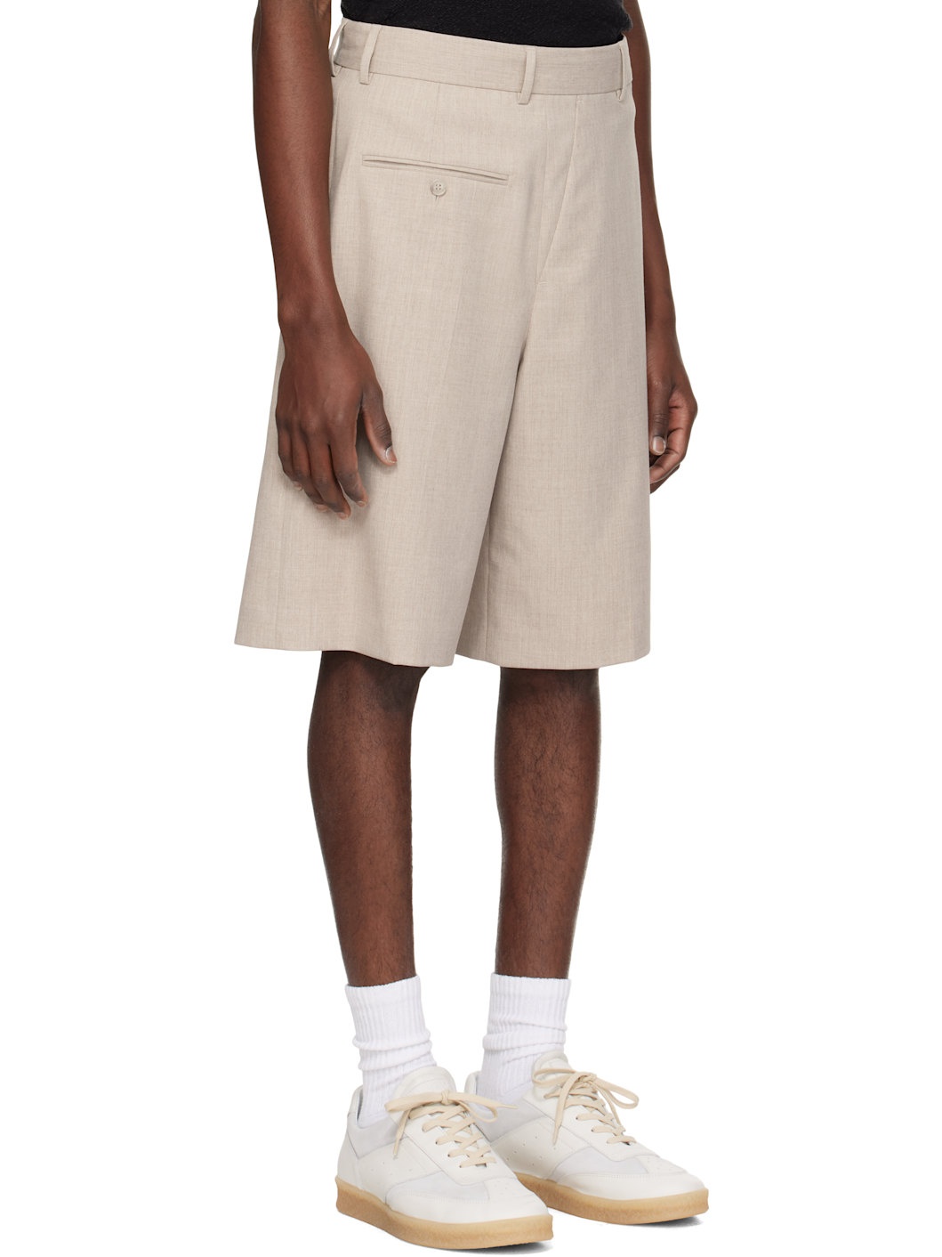 Taupe Pocket Shorts - 2