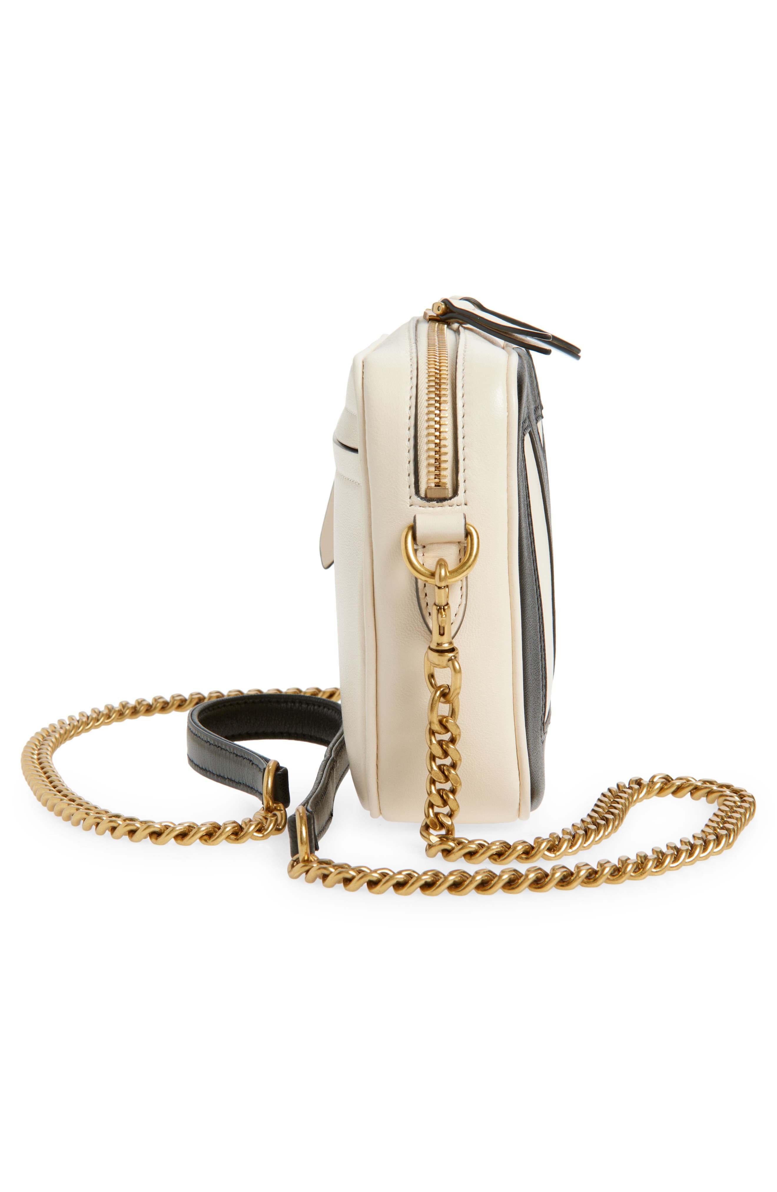 Valentino Garavani Viva Superstar Lambskin Leather Crossbody Bag in Butter White/Nero at Nordstrom - 6