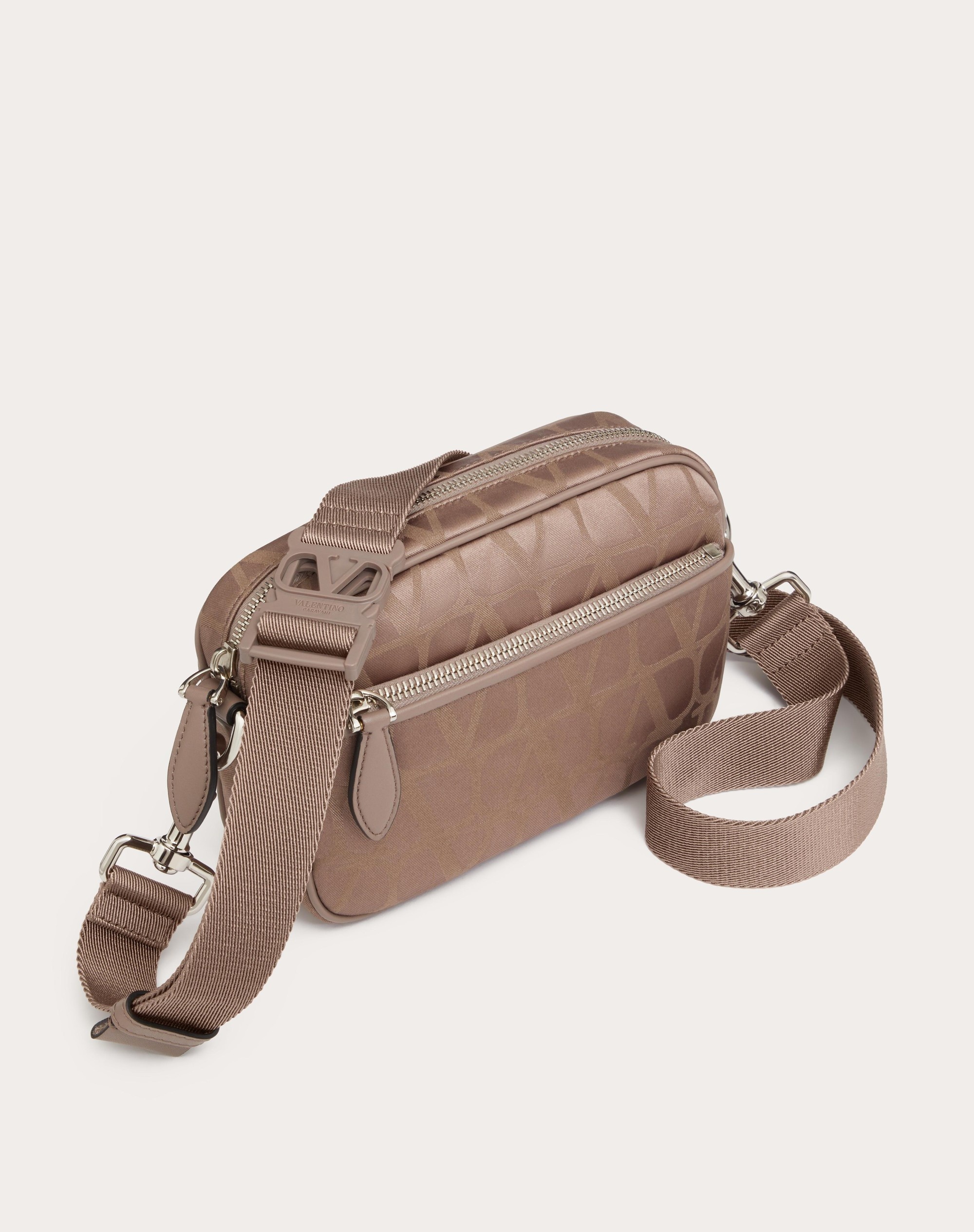 TOILE ICONOGRAPHE SHOULDER BAG IN TECHNICAL FABRIC WITH LEATHER DETAILS - 6