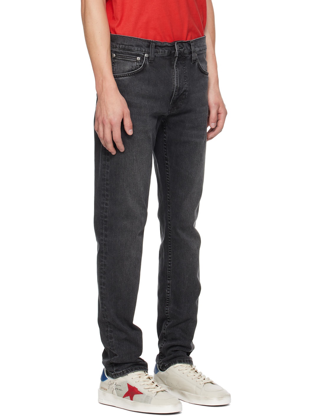 Black Lean Dean Jeans - 2