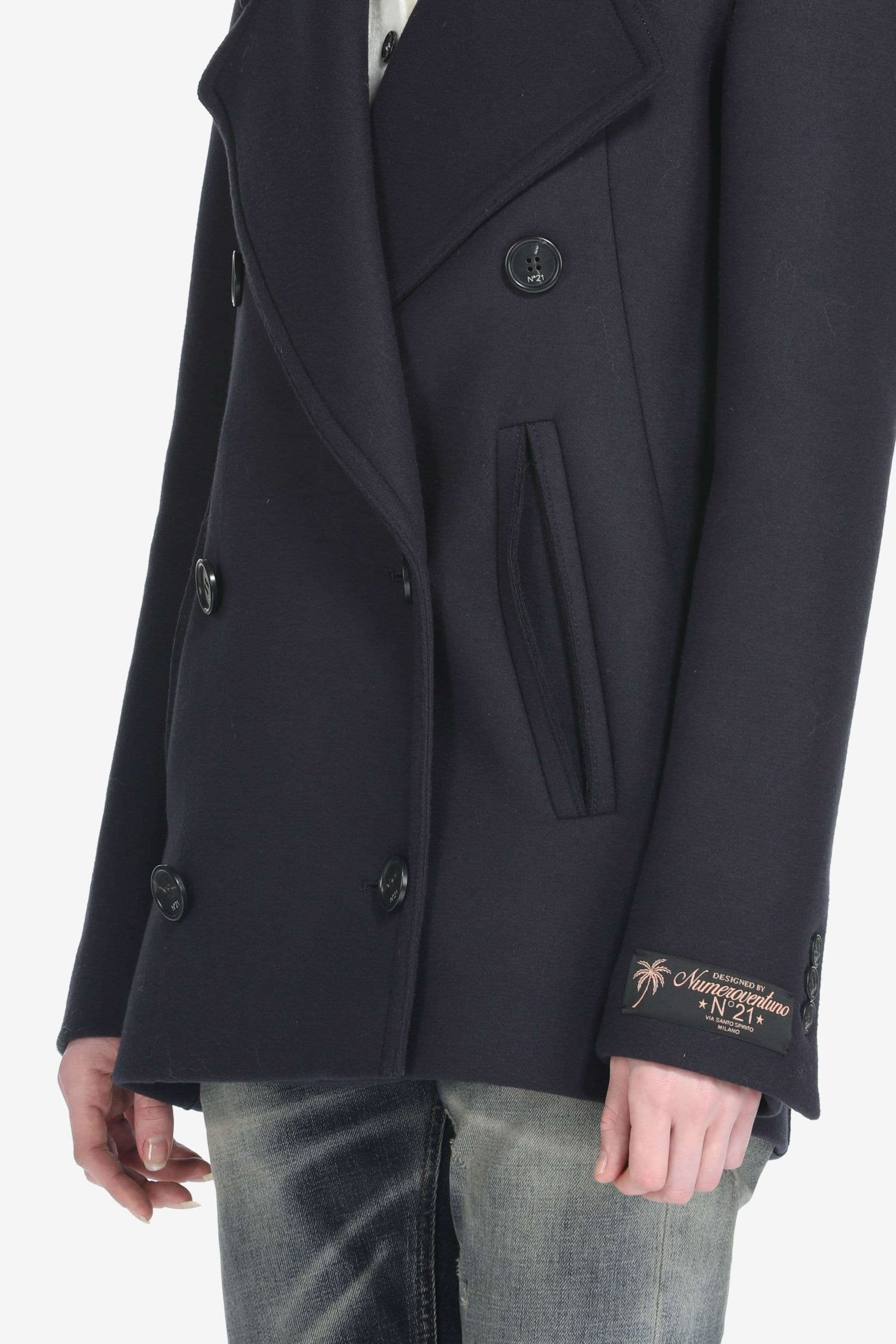 DOUBLE-BREASTED COAT - 5