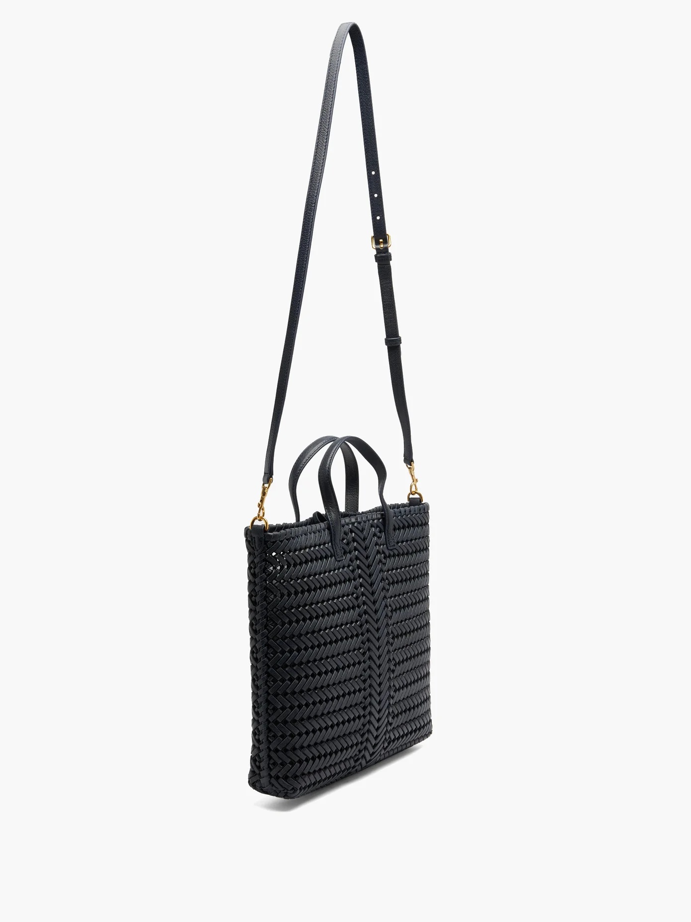 The Neeson small woven-leather tote bag - 4