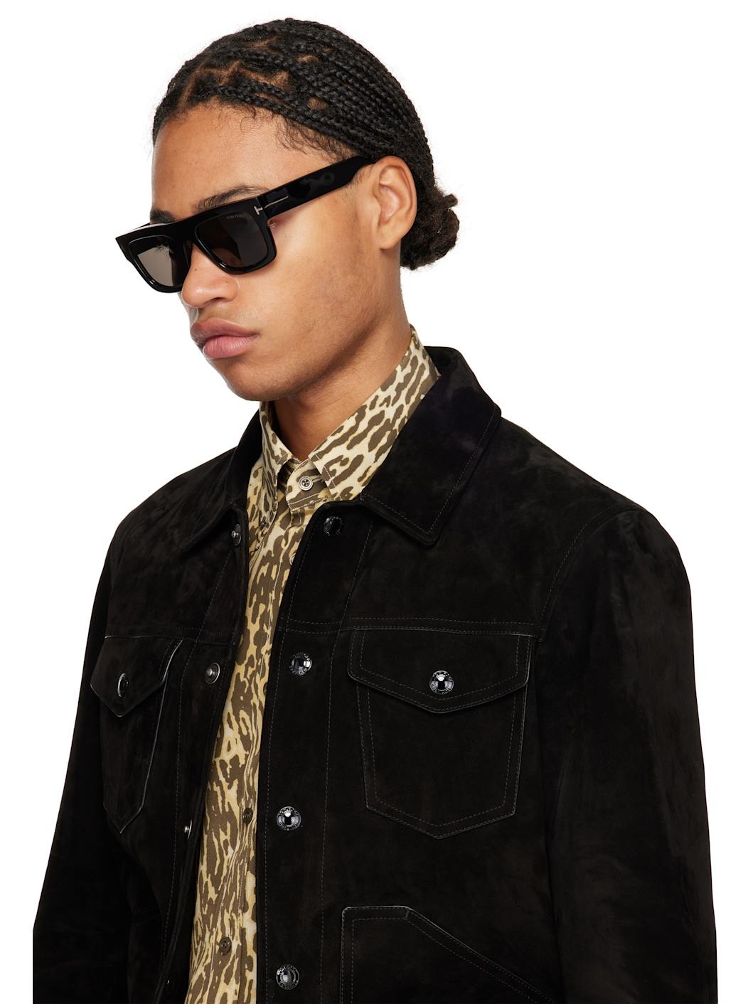 Black Fausto Sunglasses - 4
