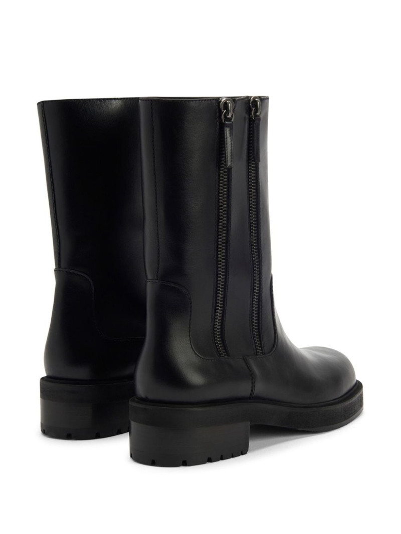 Faustus leather mid-calf boots 3