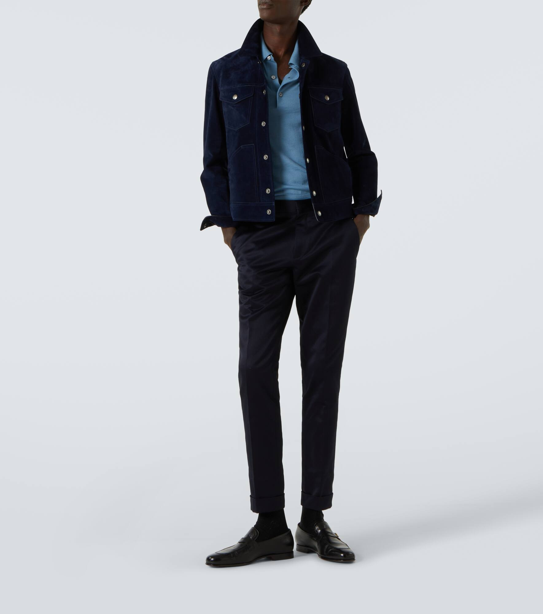 Cashmere and silk polo sweater - 2