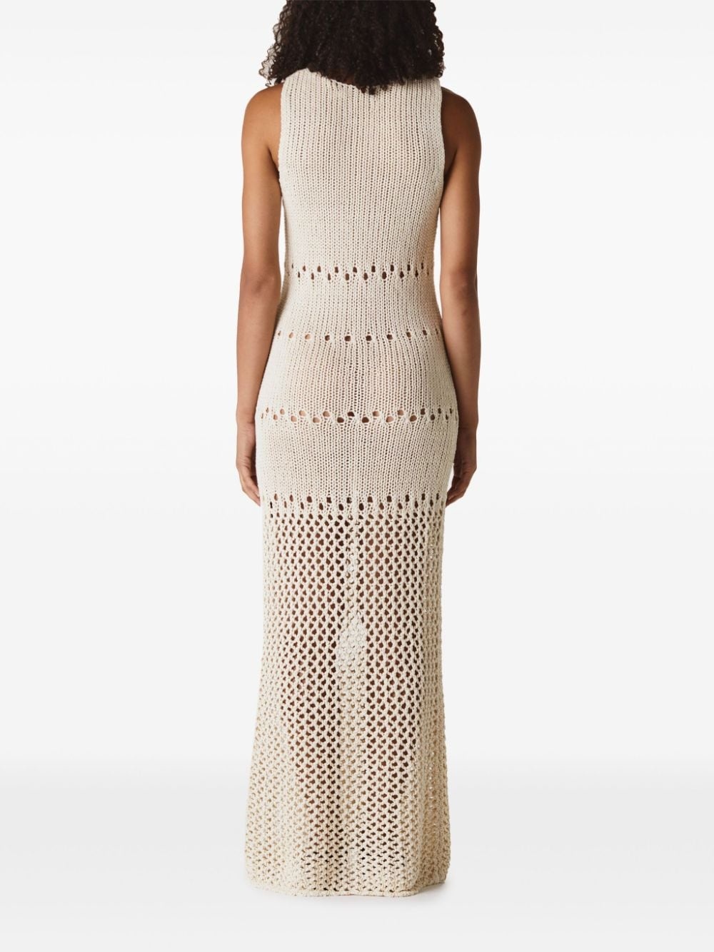 pointelle fractus knitted dress - 5