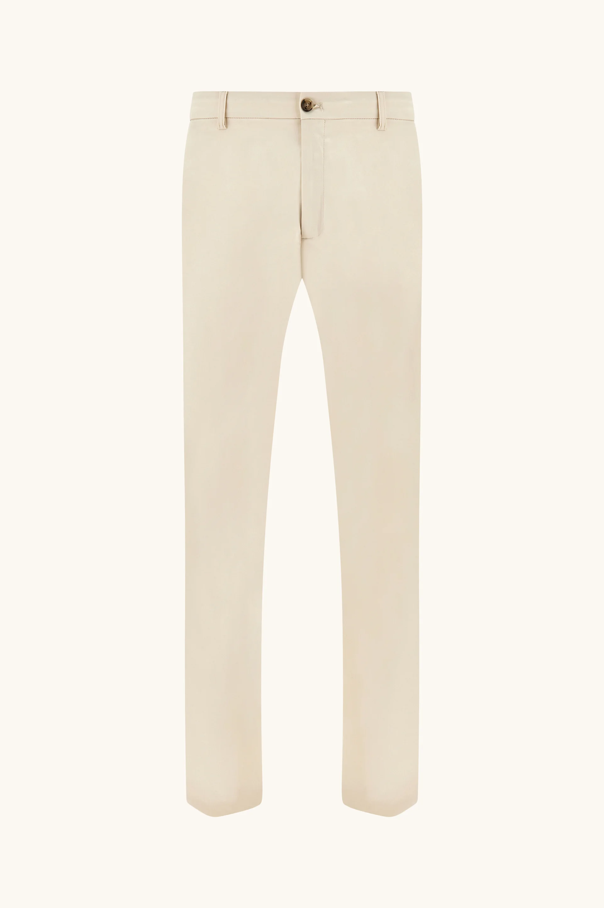 WIDE‑LEG TROUSERS IN STRETCH COTTON WITH PLEATS - 1