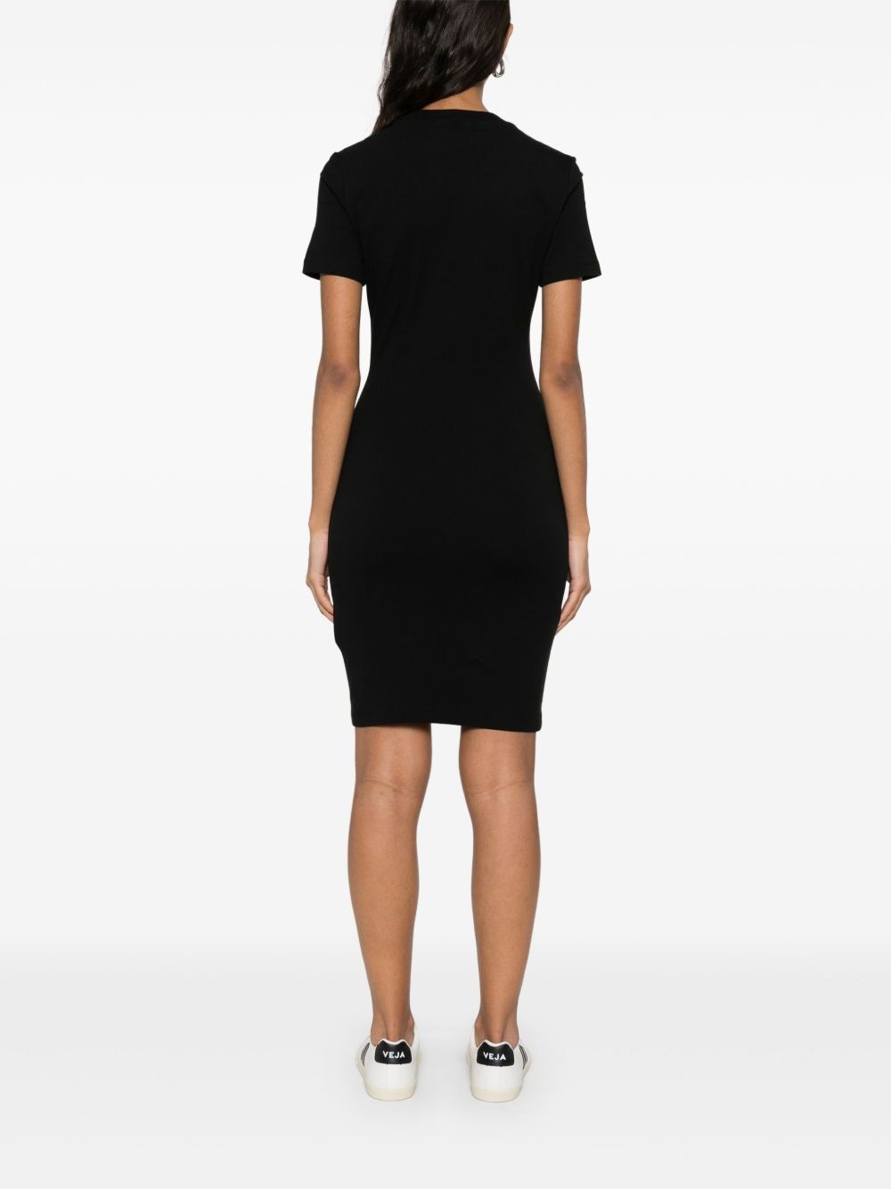 crystal institutional logo mini dress - 4