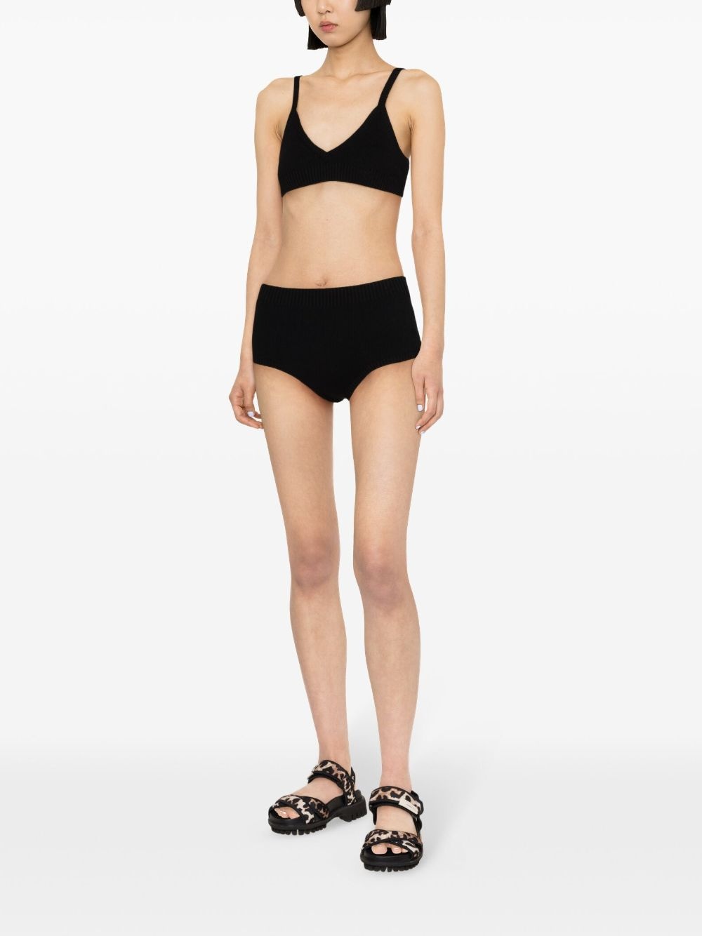 Finest knitted cullote shorts - 3