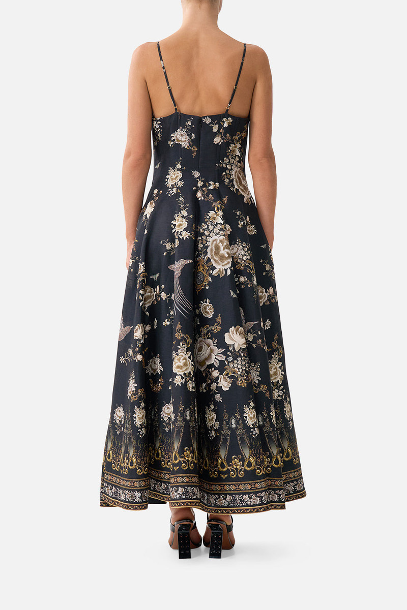 CAMILLA CORSET DRESS WITH LONG FLARED SKIRT outlook