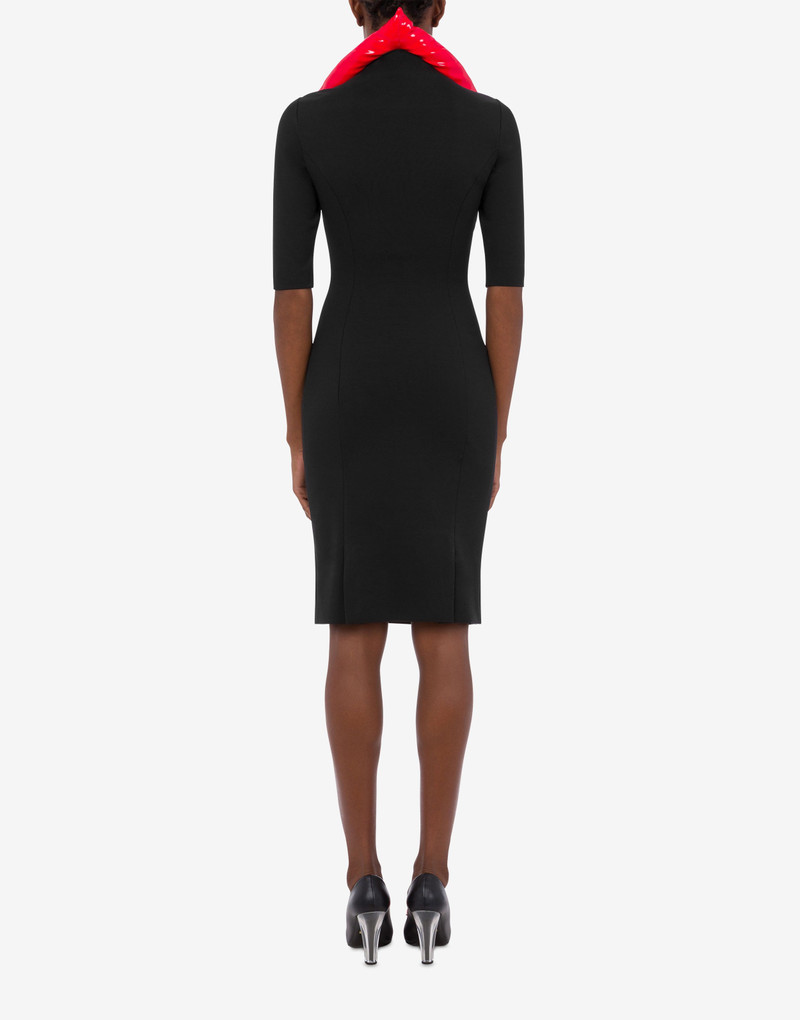 INFLATABLE HEART DOUBLE JERSEY DRESS 3