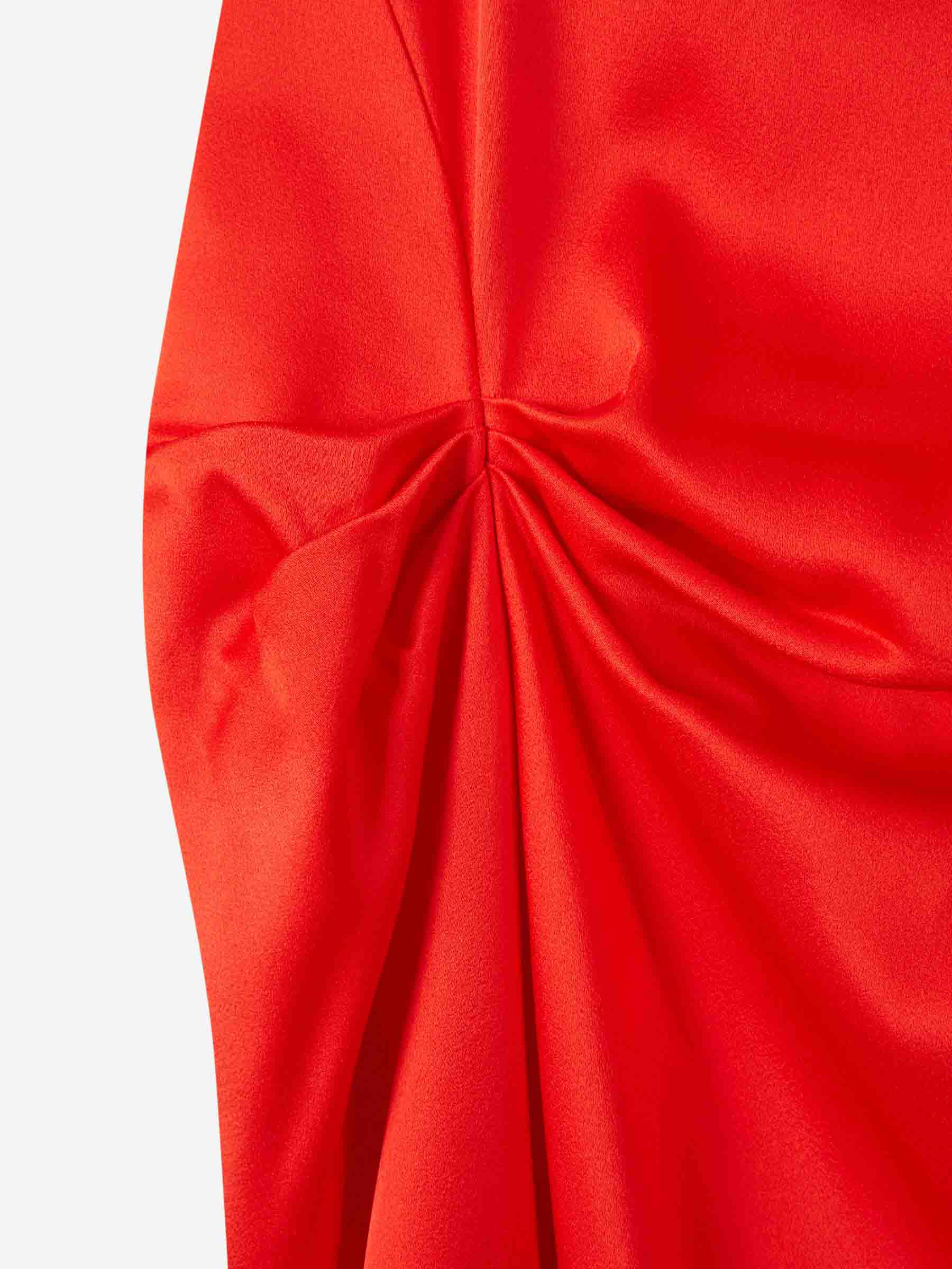 SATIN MIDI DRESS - 4