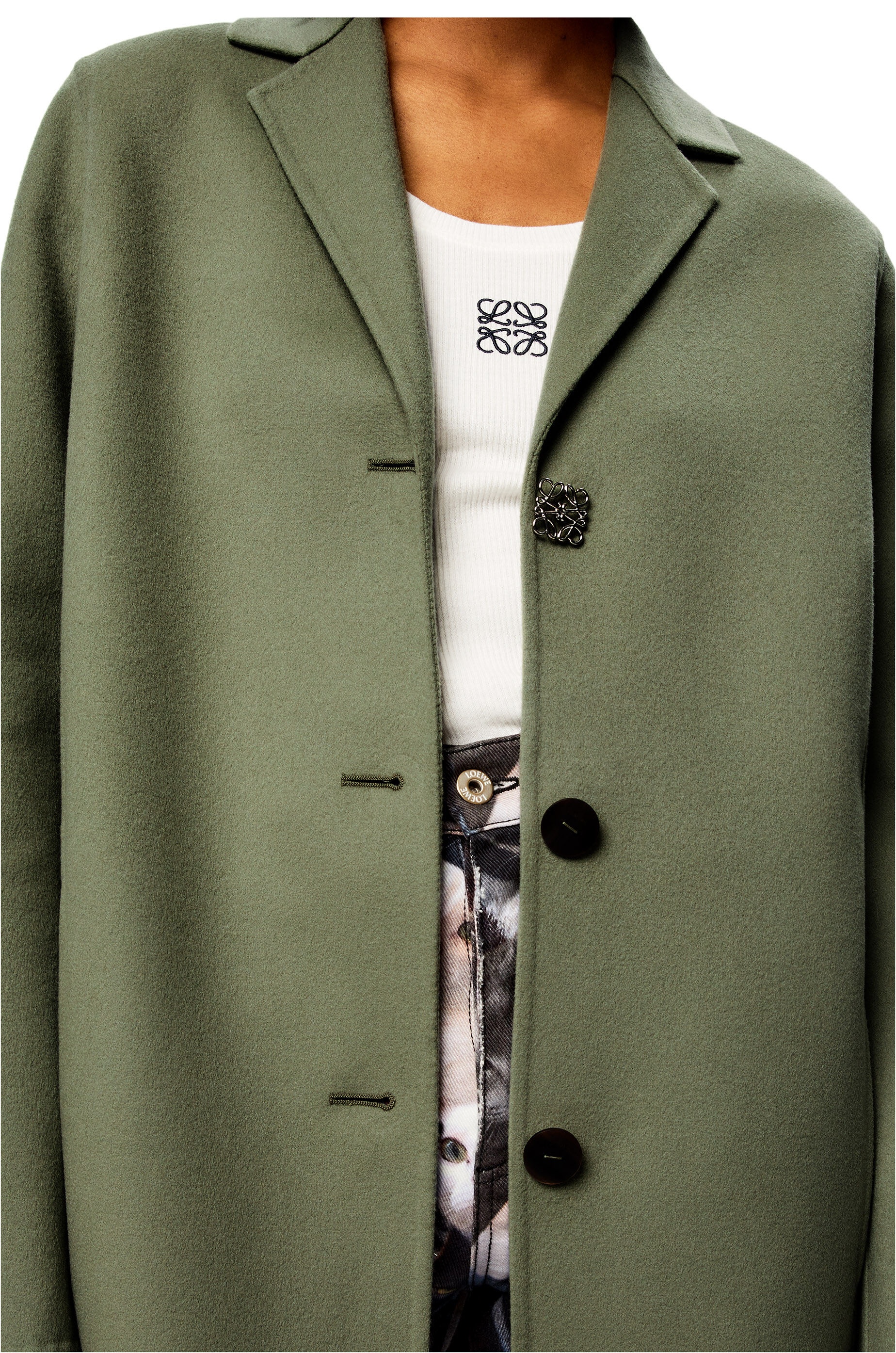 Anagram coat in wool and cashmere - 5