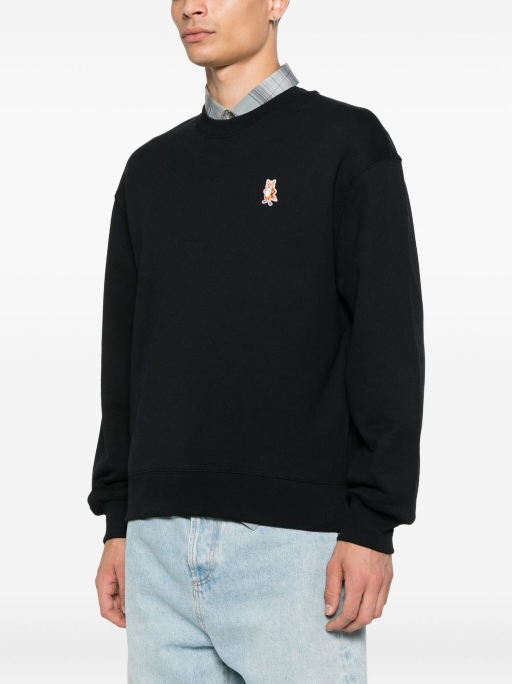 Standing Fox Cotton Sweatshirt - 2