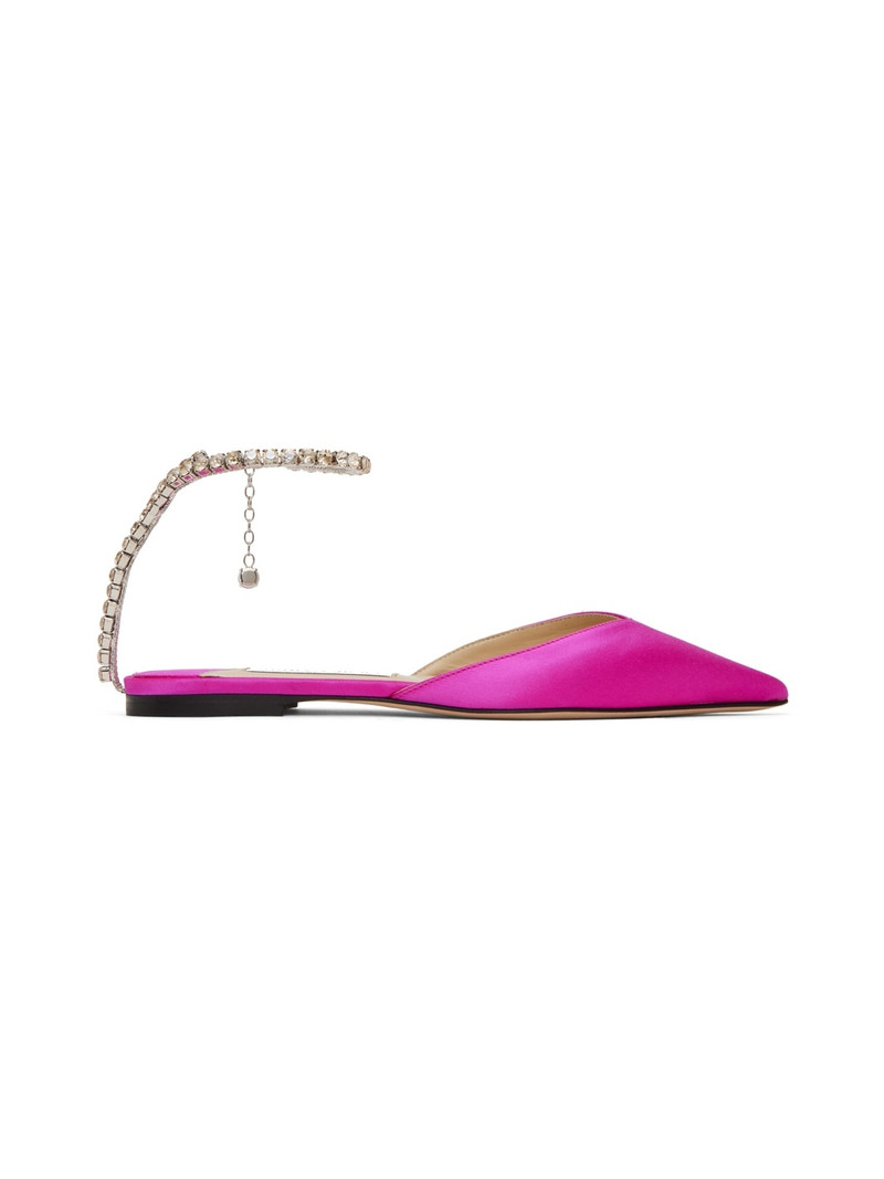 Pink Saeda Slip-On Loafers - 1