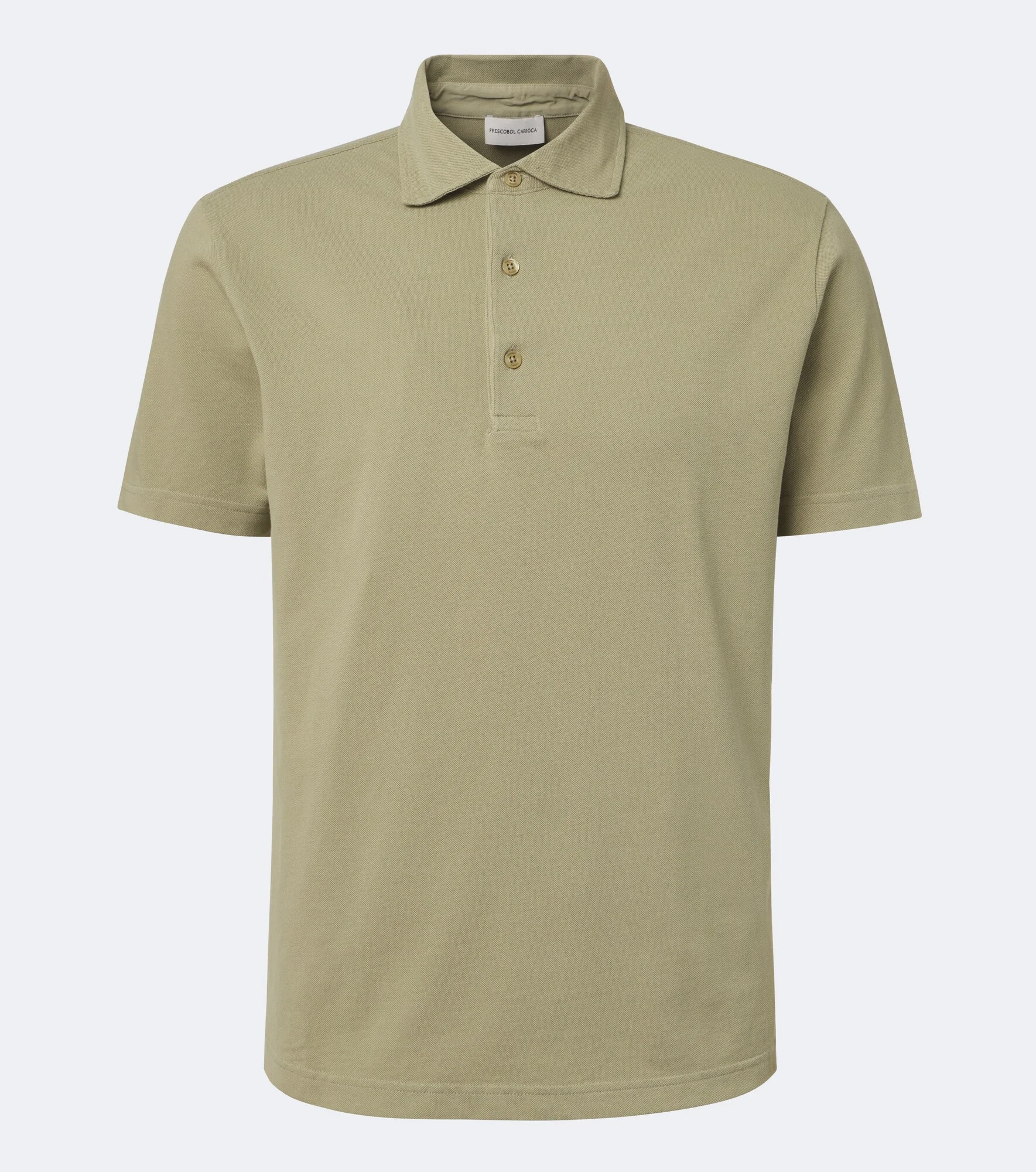 Cotton piqué polo shirt - 1