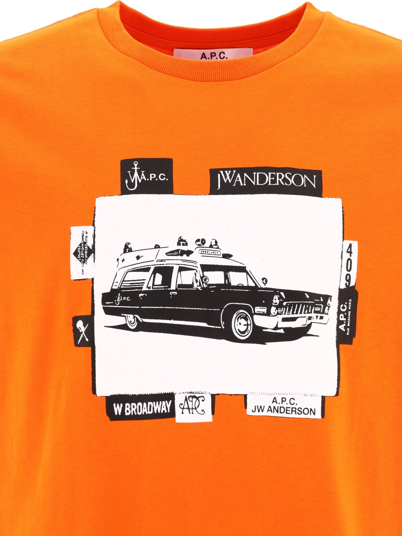 Jo Apc X Jw Anderson T-Shirts Orange - 3