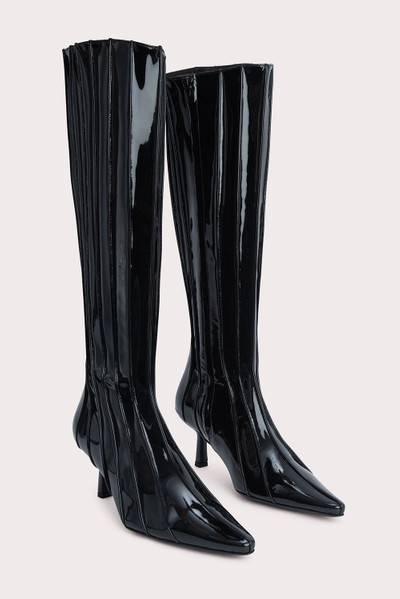 BY FAR Faye Black Patent Leather outlook