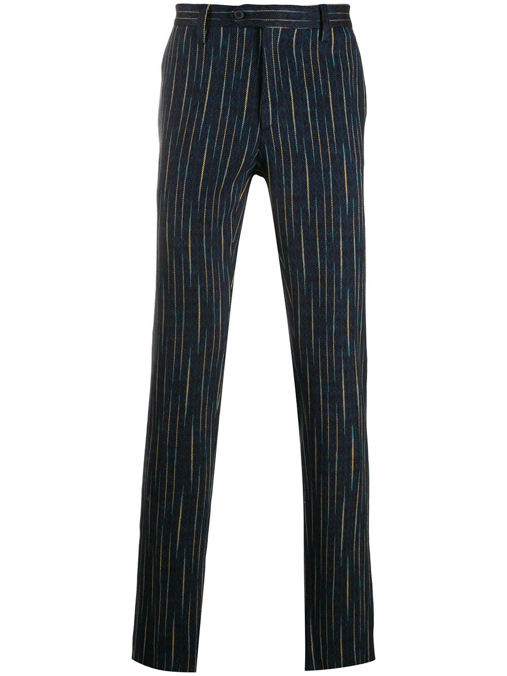 striped tailored trousers  - 1