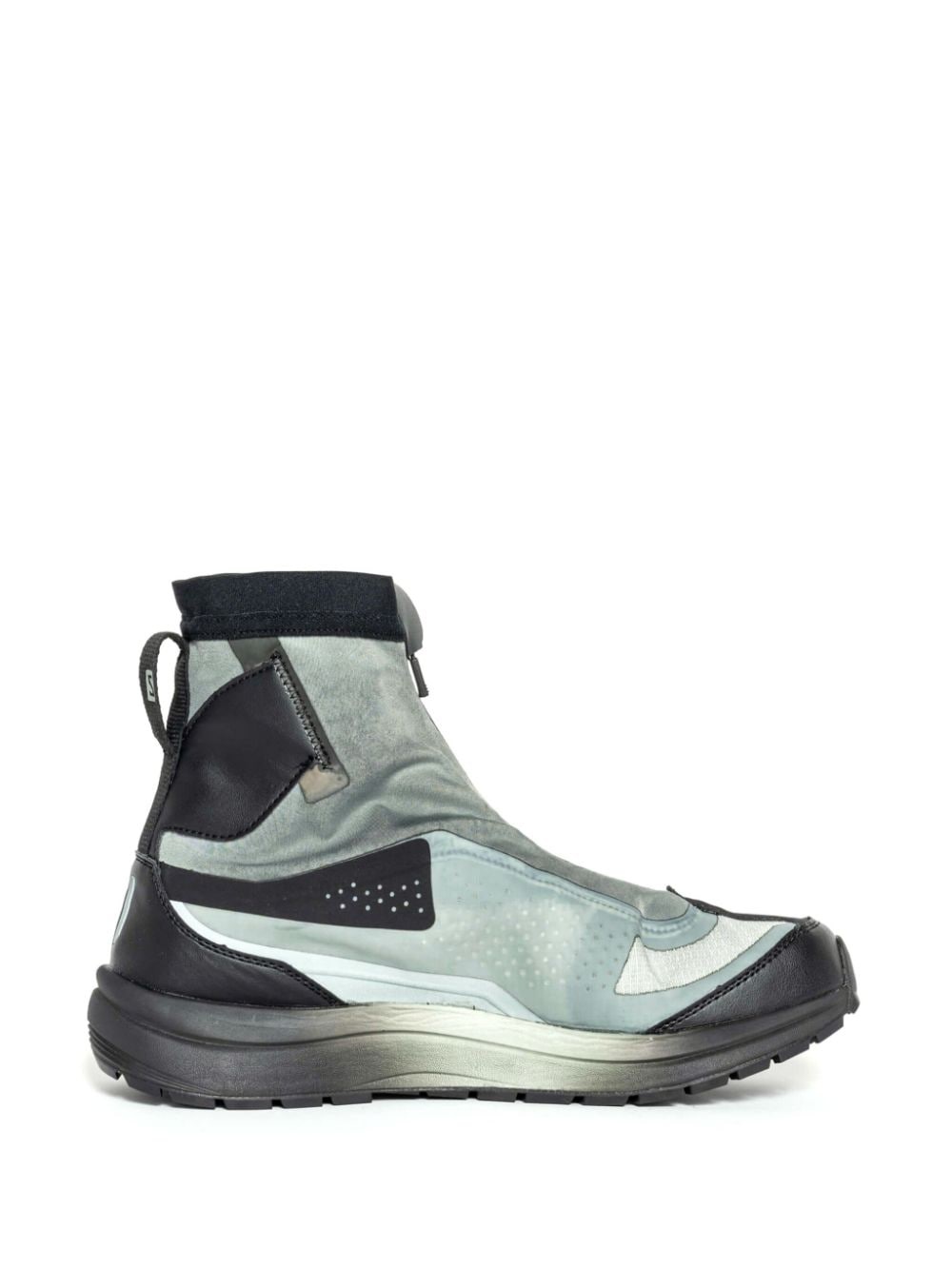 zip-up hi-top sneakers - 6