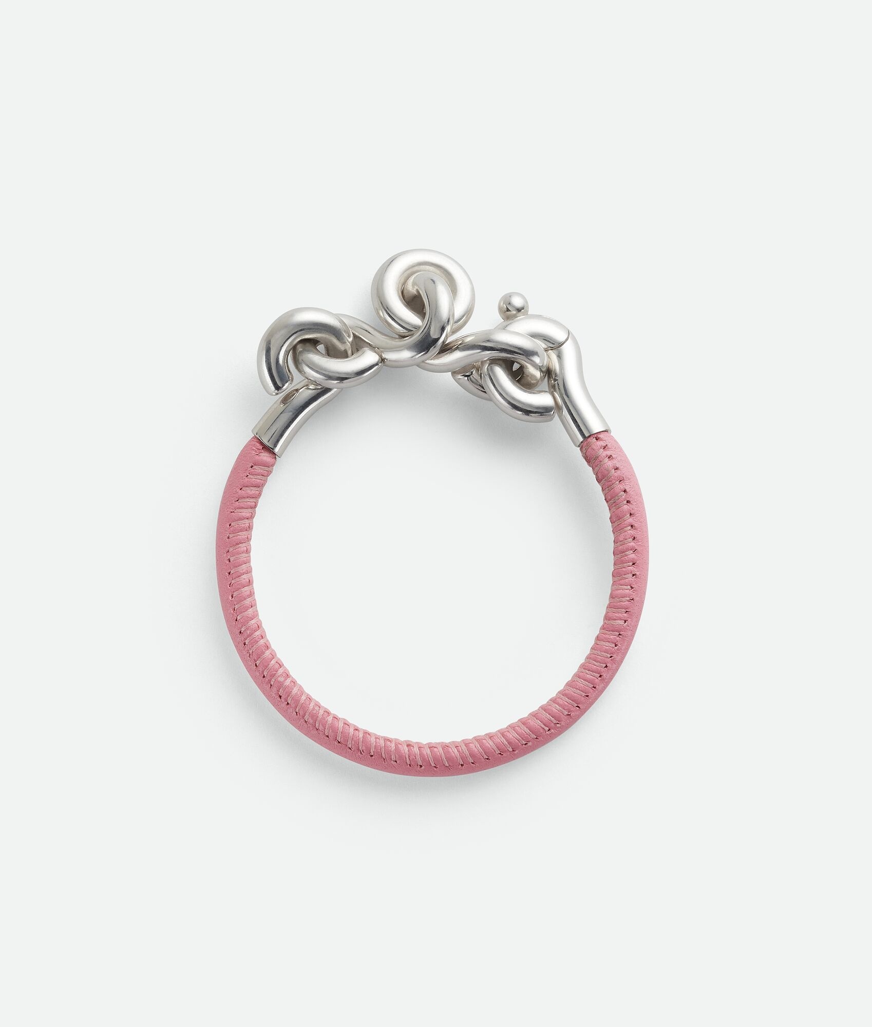 ブレスレット BOTTEGA VENETA  loop bracelet in leather and 925 silver ブレスレット BOTTEGA VENETA loop bracelet in leather and 925