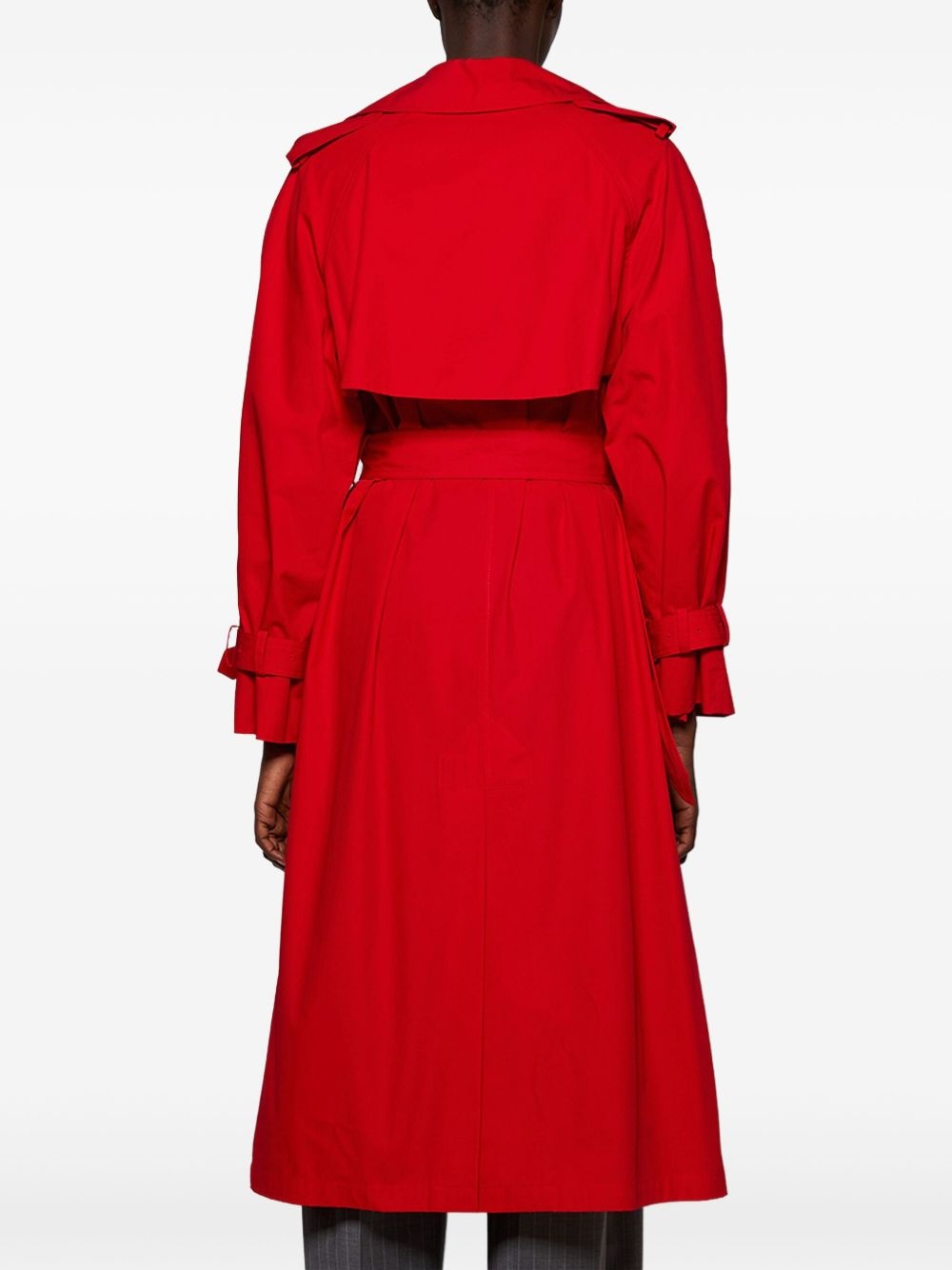 cotton trench coat - 5