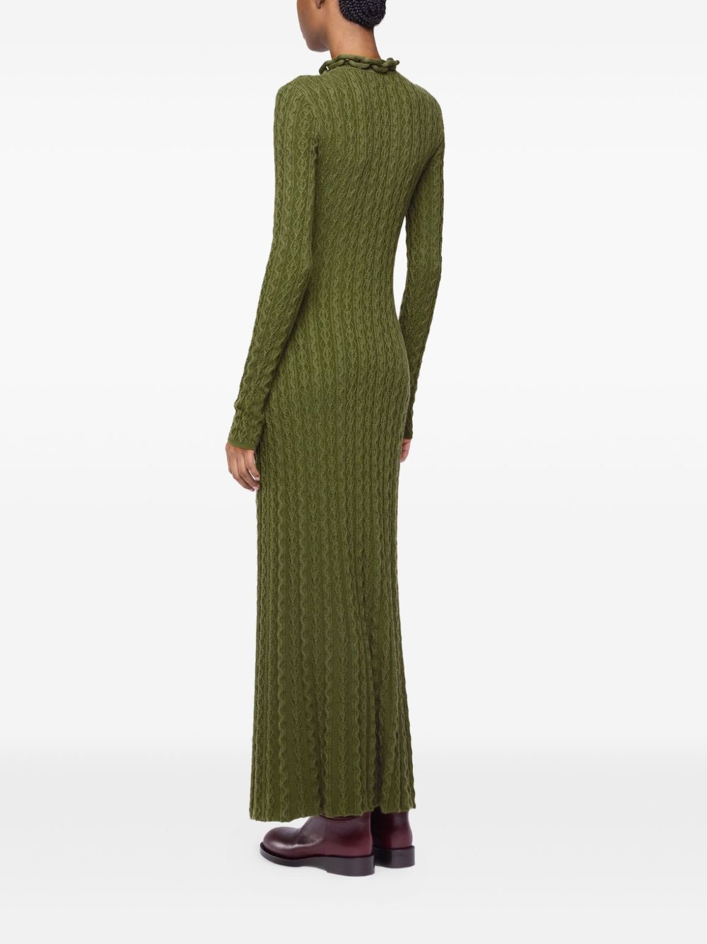 wool maxi dress - 4