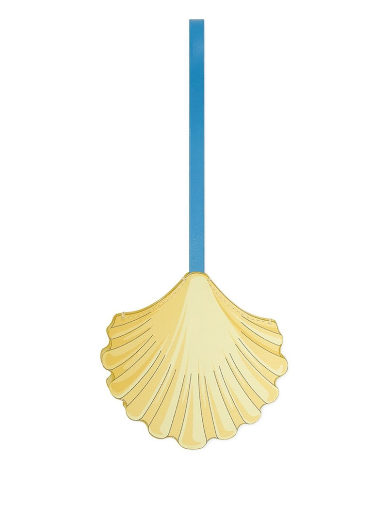 VERSACE Seashell leather charm outlook