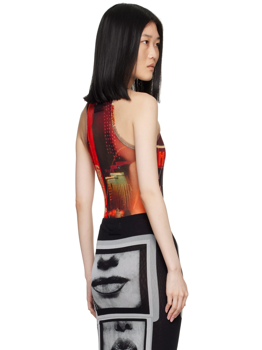 Red 'The Pigalle' Bodysuit - 3