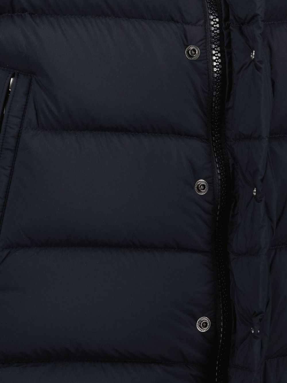 quilted logo-plaque sleeveless gilet - 3