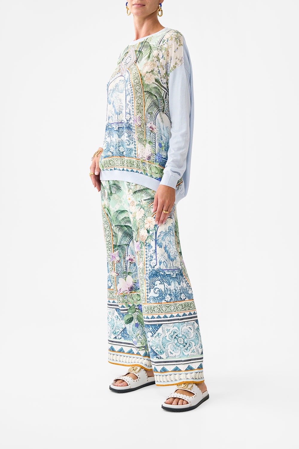 LONG SLEEVE JUMPER WITH PRINT FRONT - 4