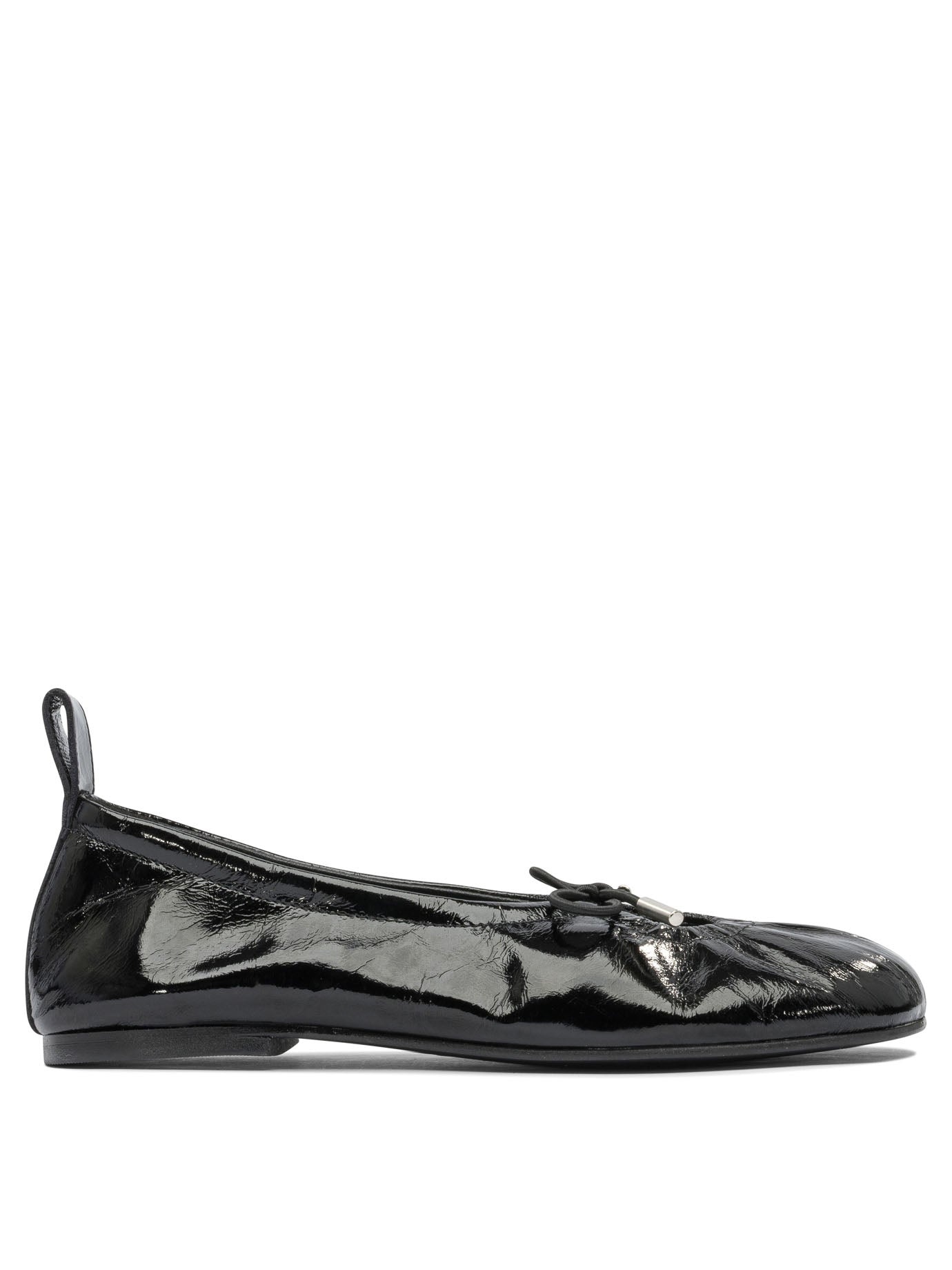 Alohas - Alohas Rosalind Onix Black Leather Ballet Flats - 1