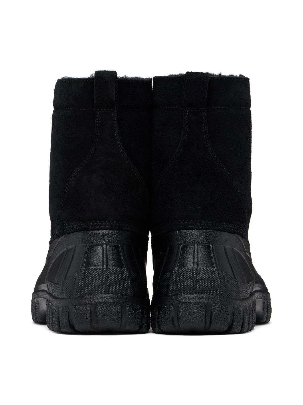 Black Anatra Shearling Boots - 2